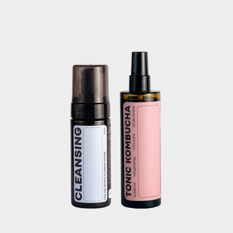 Мус 2-в-1 Cleansing + Тонік Kombucha set-yoni150-tonikkombucha100 фото